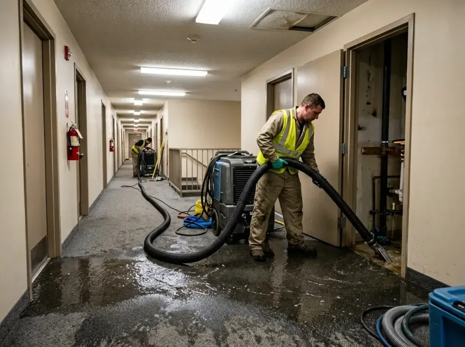 multi-unit-apartment-hallway-f-005 — frequently asked questions, Emergency Burst Pipe Water Extraction & Removal in East Lan…